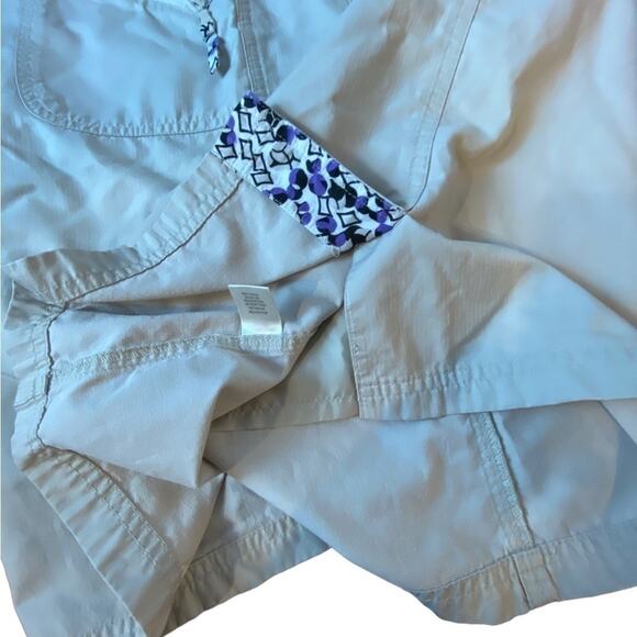 Christopher & Banks Woman's Khaki Cargo Skirt Size 10 - Picture 4 of 11